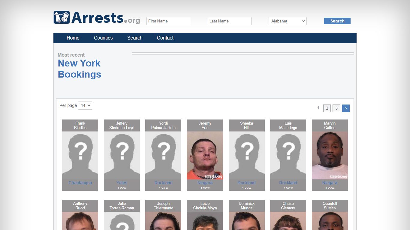 New York Arrests and Inmate Search